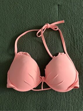 Victoria's Secret Coral Push-Up Bikini Top